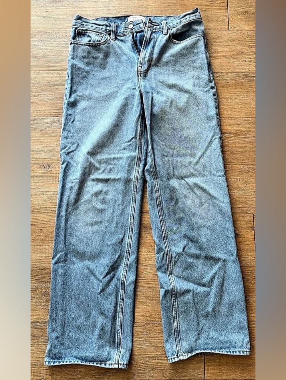 Abercrombie & Fitch The Slouchy Jean Mid Rise Blue Jeans Waist 28